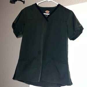 Dickies Black Scrub Top